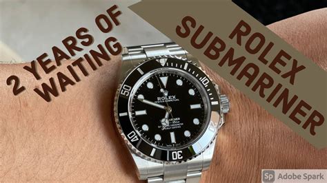 rolex submariner wait list|rolex wait times 2024 uk.